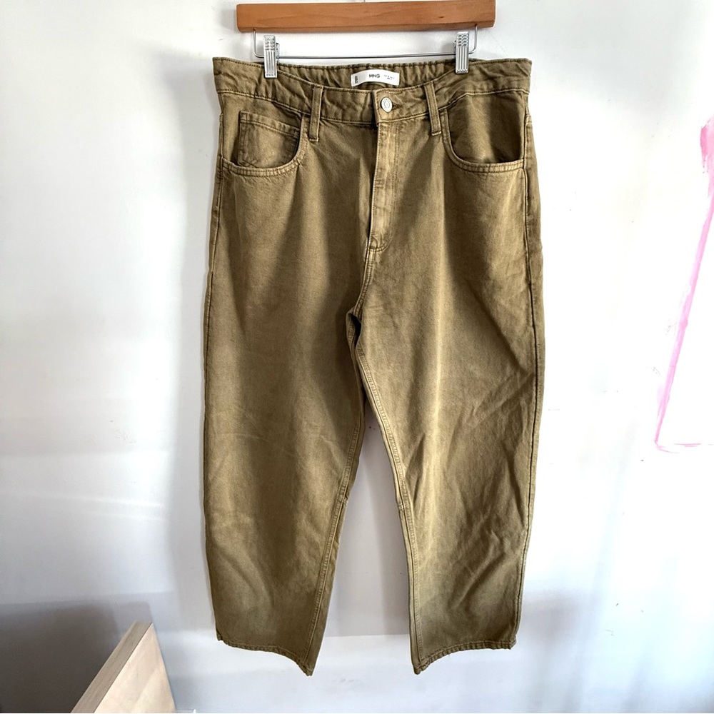 Mango Women’s Khaki Balloon Jeans